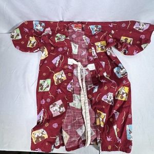 Vintage Yoshimura Mickey For Kids Kimono Japan Disney Minnie Mouse Rare HTF